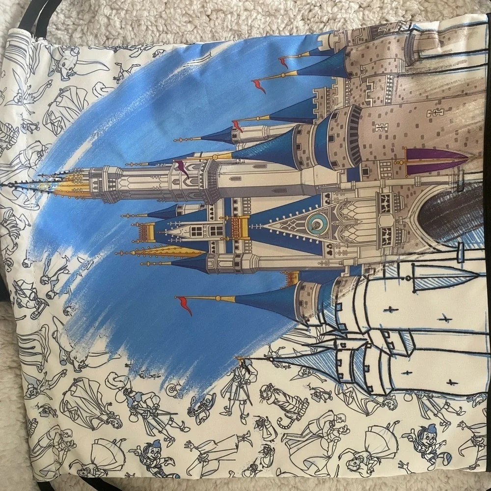 COPY - Disney Castle Drawstring Backpack